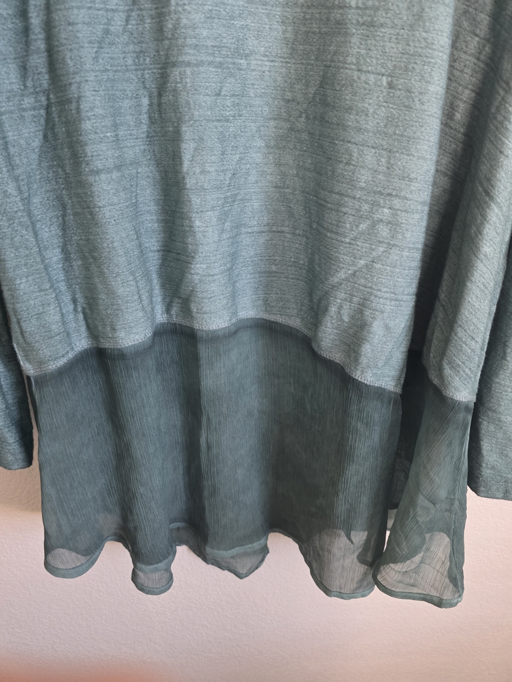 Soft Surroundings Flowy Drapey Lagenlook Tunic Plus Size Sz2x - Picture 3 of 5